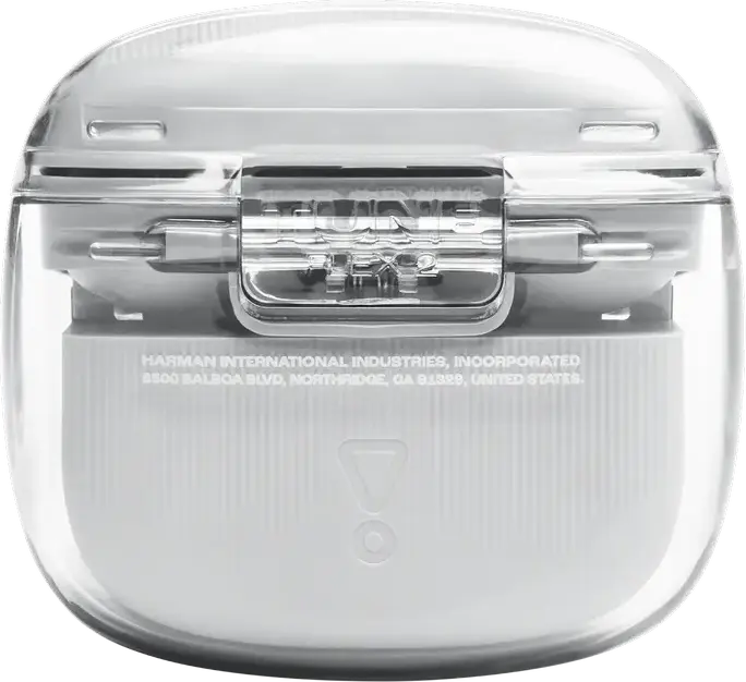 Casca JBL Tune Flex 2 Ghost True Wireless, Albă, Drivere Dinamice 12mm, Anulare Adaptivă a Zgomotului ANC, Baterie 48h, Rezistență IP54, Sunet Spatial