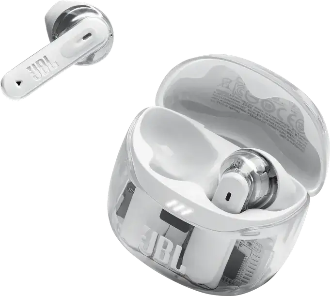 Căști JBL Tune Flex 2 Ghost, Alb