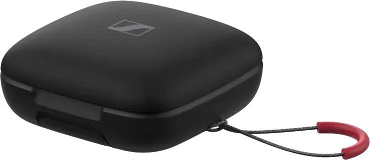Беспроводные наушники Sennheiser Momentum Sport TWS, адаптивное шумоподавление ANC, защита IP55, датчики пульса и температуры Polar, Bluetooth 5.2, Цвет: Черный