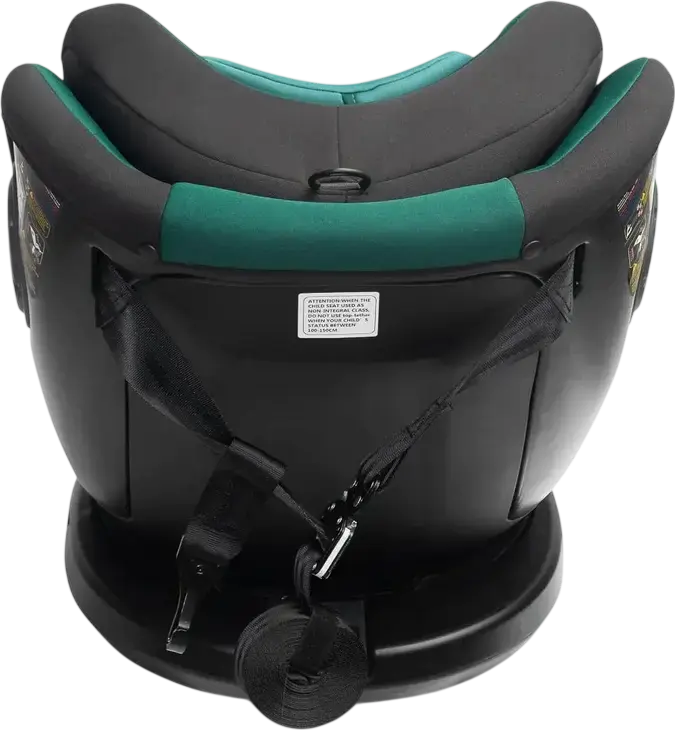 Caretero Mokki i-Size 360 Rotating Car Seat, Green, ECE R129/02, ISOFIX & TopTether, 0-36 kg, 40-150 cm, 5-Point Harness, 7-Step Headrest, 0+/1/2/3 Groups
