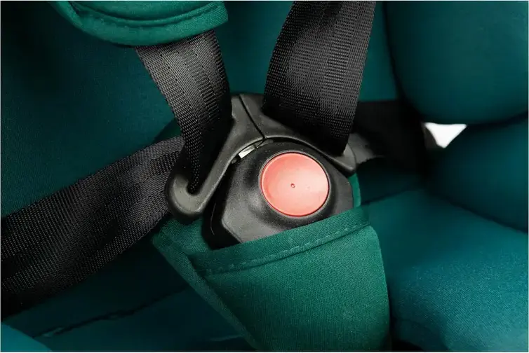 Caretero Mokki i-Size 360 Rotating Car Seat, Green, ECE R129/02, ISOFIX & TopTether, 0-36 kg, 40-150 cm, 5-Point Harness, 7-Step Headrest, 0+/1/2/3 Groups