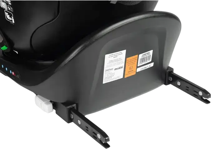 Caretero Mokki i-Size 360 Rotating Car Seat, Green, ECE R129/02, ISOFIX & TopTether, 0-36 kg, 40-150 cm, 5-Point Harness, 7-Step Headrest, 0+/1/2/3 Groups