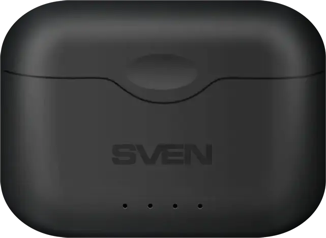 Casca TWS In-ear SVEN E-702BT Bluetooth cu Microfon Integrat, Driver 10mm, Etui de Incarcare USB-C cu Indicator LED, Culoare: Negru