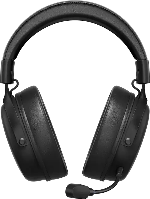 MCHOSE V9 Pro Gaming Headset, Steel Black, Tri-mode Wireless 2.4GHz Bluetooth Wired, 7.1 Surround Sound, 53mm Neodymium Drivers, AI Noise-Canceling Mic, 250h Battery, for PC, Laptop, Switch, PS5, PS4, Mobile, Tablet