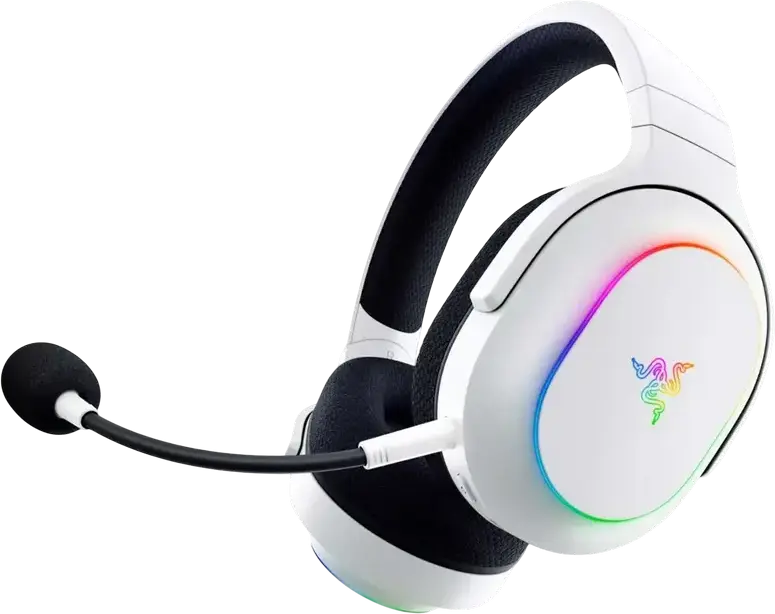 Căști gaming Razer Barracuda X Chroma, Fără fir, Alb