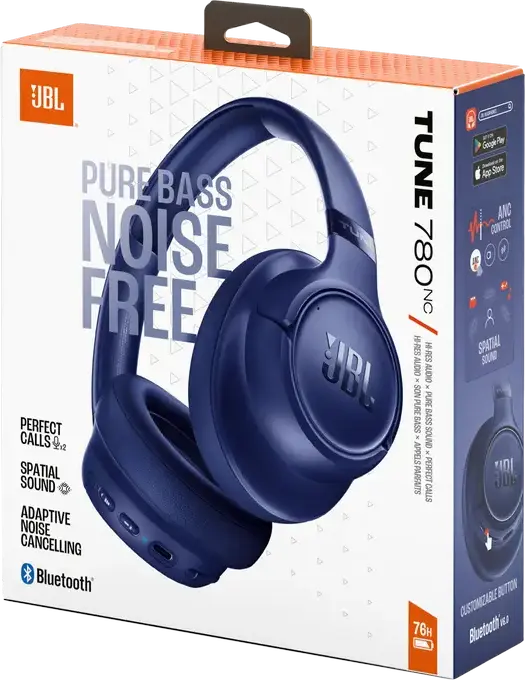 Căști JBL Tune 780NC, Albastru