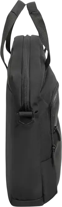 Rivacase 7521 Alpendorf Laptop Bag for 13.3-14 inch Laptops, Water Resistant Recycled Polyester (rPET) Case with Padded Neoprene Compartment and Shoulder Strap, Black