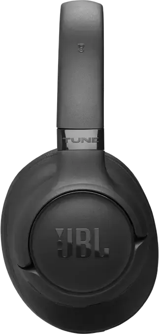 JBL Tune 730BT Wireless Over-Ear Headphones, Black, Pure Bass Sound, 40mm Drivers, Up to 76h Battery, Fast Charging, Multi-point Connection, Foldable