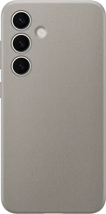 Husa Samsung Galaxy S24 din Piele Vegana GP-FPS921HCA - Taupe - Protectie Slim din Material Reciclat Ecologic cu Captusala Interioara Moale