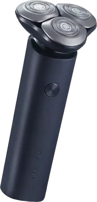 Aparat de ras electric rotativ Xiaomi S101, 3 Capete Plutitoare cu 6 Unghiuri, 18 Lame, Impermeabil IPX7 Utilizare Umed sau Uscat, Incarcare USB-C, Culoare: Albastru