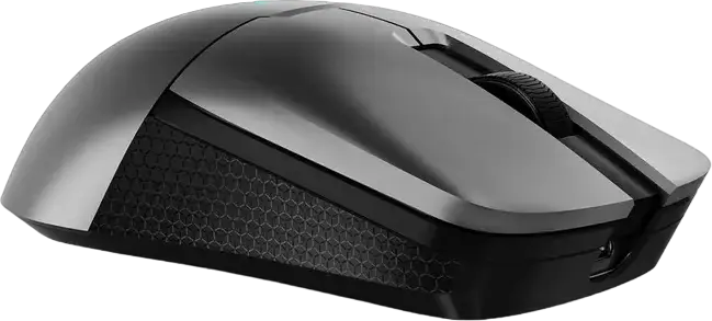 Игровая беспроводная мышь Lenovo Legion M600s, Storm Grey, оптический сенсор Pixart 3370 19000 DPI, три режима подключения (2.4 ГГц/BT/провод), зарядка Qi, RGB