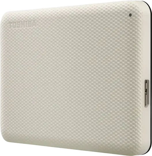 HDD Extern Portabil Toshiba Canvio Advance HDTCA10EW3AA 1TB 2.5" USB 3.2 Gen 1 Alb, include software de backup și securitate