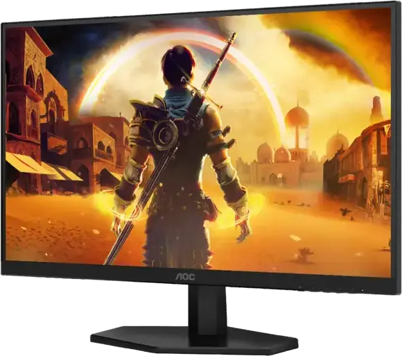 Monitor Gaming AOC 27G42E 27", IPS WUXGA 1920x1200, Raport Aspect 16:10, Rata de Refresh 180Hz, Timp Raspuns 0.5ms MPRT, HDR10, Adaptive-Sync, G-SYNC Compatible, Negru