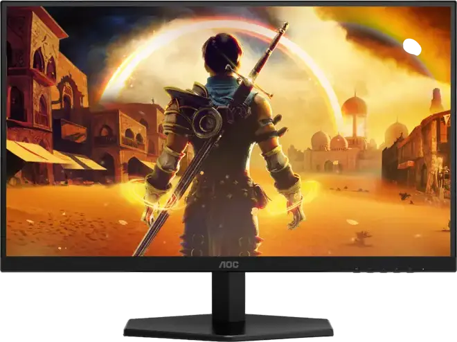Monitor Gaming AOC 27G42E 27", IPS WUXGA 1920x1200, Raport Aspect 16:10, Rata de Refresh 180Hz, Timp Raspuns 0.5ms MPRT, HDR10, Adaptive-Sync, G-SYNC Compatible, Negru