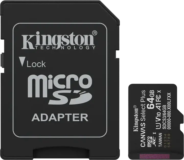 Card de Memorie Kingston Canvas Select Plus, 64GB (SDCS3/64GB)