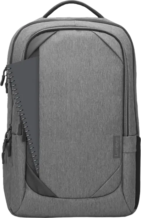 Рюкзак для ноутбука Lenovo Business Casual 17 дюймов 4X40X54260, водостойкий полиэстер, объем 24 л, цвет антрацит, ремень для чемодана, мягкие ручки