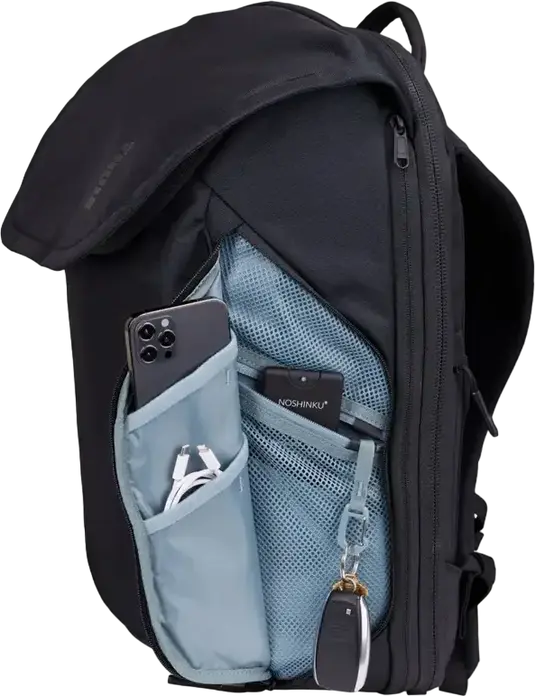 Thule Subterra 2 Laptop and Travel Backpack, 26L Expandable to 32L, Fits up to 16" Laptop & 10.9" Tablet, Removable Packing Cube, Black Nylon