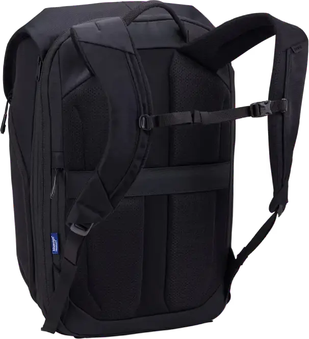 Thule Subterra 2 Laptop and Travel Backpack, 26L Expandable to 32L, Fits up to 16" Laptop & 10.9" Tablet, Removable Packing Cube, Black Nylon