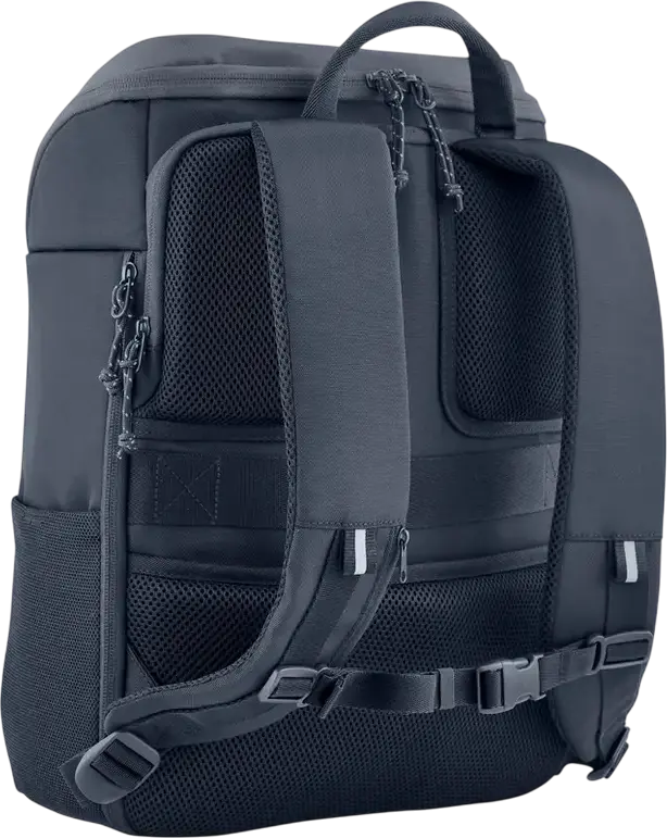 Rucsac Laptop HP Travel 25 6B8U4AA, Extensibil de la 25L la 30L, pentru Laptopuri de 15.6 inch, Material Plastic Reciclat, Rezistent la Apă, Iron Grey