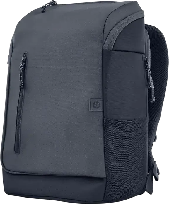 Rucsac Laptop HP Travel 25 6B8U4AA, Extensibil de la 25L la 30L, pentru Laptopuri de 15.6 inch, Material Plastic Reciclat, Rezistent la Apă, Iron Grey
