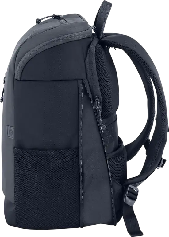 Rucsac Laptop HP Travel 25 6B8U4AA, Extensibil de la 25L la 30L, pentru Laptopuri de 15.6 inch, Material Plastic Reciclat, Rezistent la Apă, Iron Grey