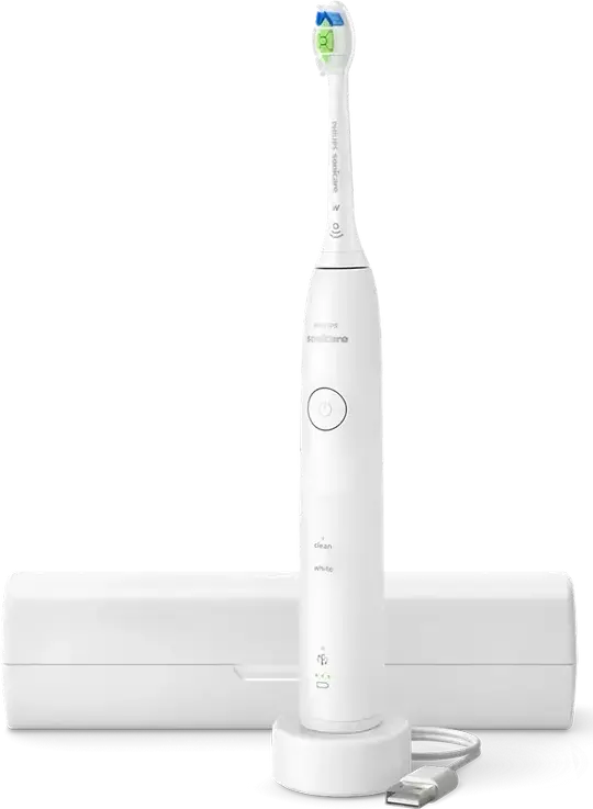 Periuța de dinți electrică sonică Philips HX7110/02, Alb