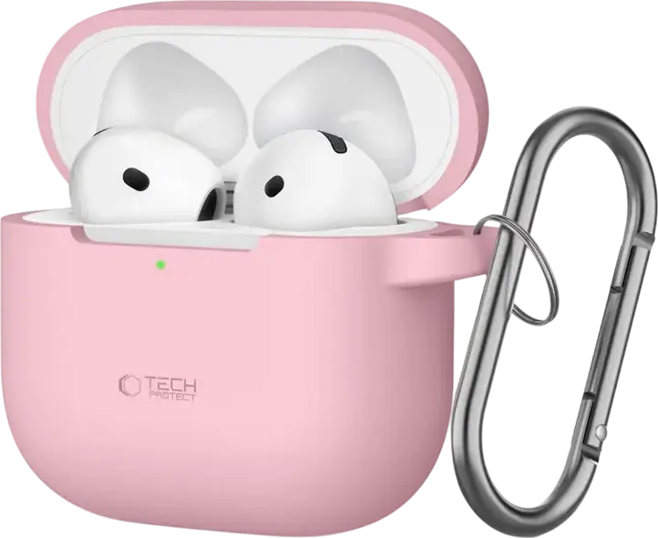 Husă pentru Airpods Tech Protect Hook, Dusty Pink