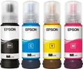 Epson 103 EcoTank Ink Bottle Multipack C13T00S64A, BK C M Y, 4 x 65ml, High Yield 4500/7500 Pages for L1100 L1200 L3100 L3200 L5100 L6200 Printers