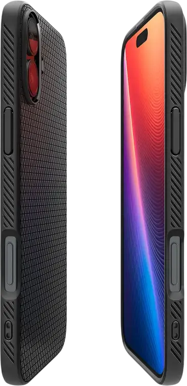 Husă Spigen iPhone 16 Plus Liquid Air, Negru mat