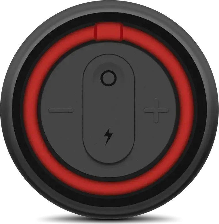 SVEN PS-130 Portable Bluetooth Speaker, 10W RMS, TWS Support, RGB Dynamic Backlight, USB Type-C Charging, Li-Ion Battery up to 24h Playtime, Red