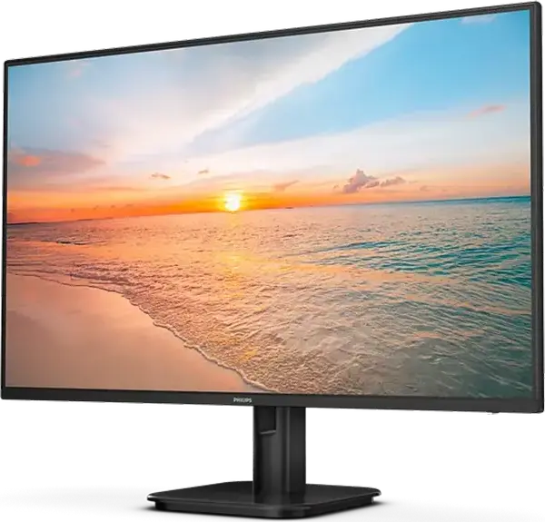 Monitor Philips S-Line 27E1N1200A 27 inch IPS FHD, 1920x1080, Rata de Refresh 120Hz, Timp Raspuns 1ms MPRT, Adaptive-Sync, HDMI, DisplayPort, VGA, Difuzoare, Negru