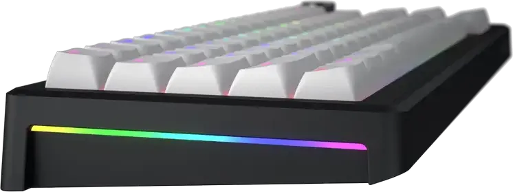 Tastatura Mecanica HATOR Skyfall 65 MAG ULTRA 8K HTK1860UA, Cu Fir, Switch-uri Magnetice Aurum Ice Linear, Rata Polling 8000Hz, Gasket Mount, Capace PBT, RGB