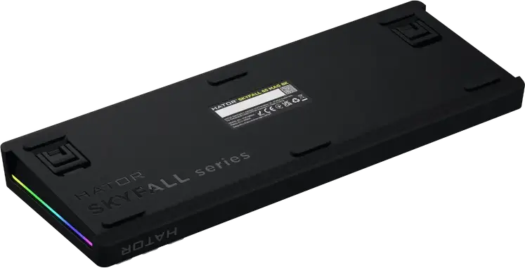 Tastatura Mecanica HATOR Skyfall 65 MAG ULTRA 8K HTK1860UA, Cu Fir, Switch-uri Magnetice Aurum Ice Linear, Rata Polling 8000Hz, Gasket Mount, Capace PBT, RGB