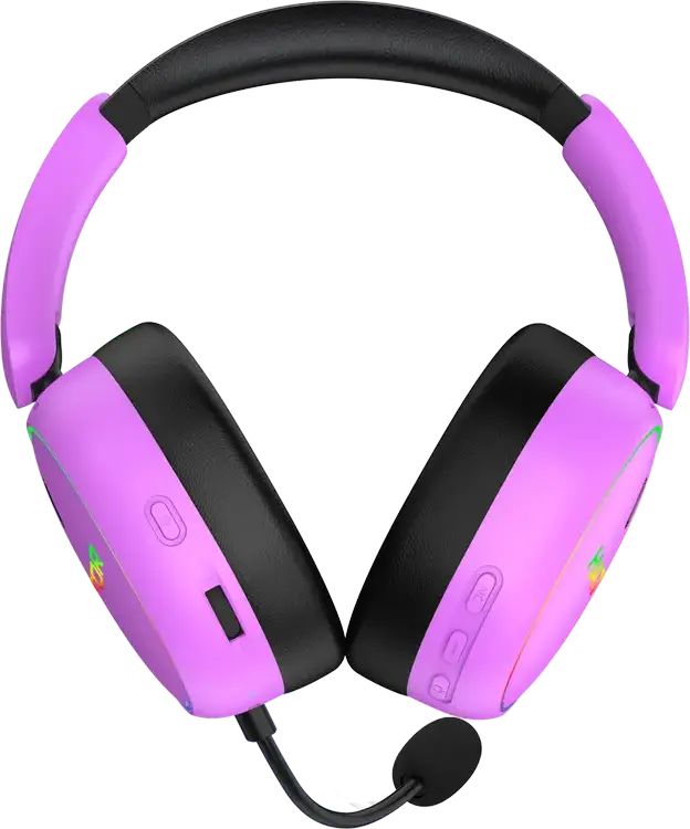 Casca Gaming HATOR Phoenix 2 Wireless ESH42, Wireless/Wired, Audio Hi-Res LDAC, Anulare Zgomot Hybrid ANC, Bluetooth 5.4 și 2.4GHz, Drivere Neodimiu 40mm, RGB, Microfon Detasabil
