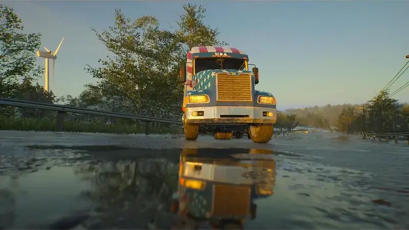 Truck Driver: The American Dream for Xbox Series X|S - Physical Disc Simulation Game, Unreal Engine 5, Ray-tracing, Career & Truck Customization