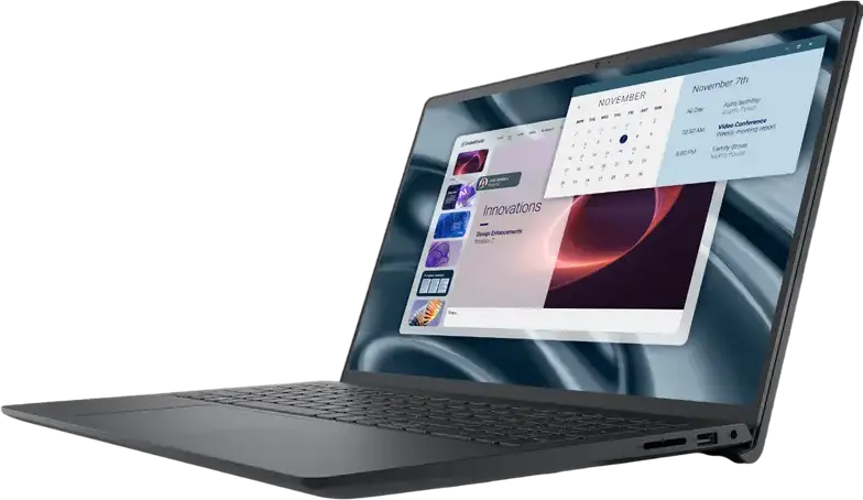 Dell Pro 15 Essential PV15255 Laptop, 15.6" FHD IPS 120Hz Display, AMD Ryzen 5 7520U, 8GB DDR5 RAM, 512GB SSD NVMe, Windows 11 Home, Carbon Black