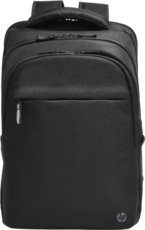 Рюкзак для ноутбука HP Professional 17.3-inch Backpack 500S6AA, черный, влагозащитный, с RFID-карманом, из переработанного океанического пластика
