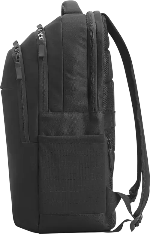 Рюкзак для ноутбука HP Professional 17.3-inch Backpack 500S6AA, черный, влагозащитный, с RFID-карманом, из переработанного океанического пластика