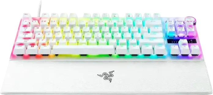 Razer Huntsman V3 Pro TKL 8KHz Wired Gaming Keyboard, English Layout, Analog Optical Switches Gen-2, Rapid Trigger, Snap Tap, Adjustable Actuation, PBT Keycaps, RGB