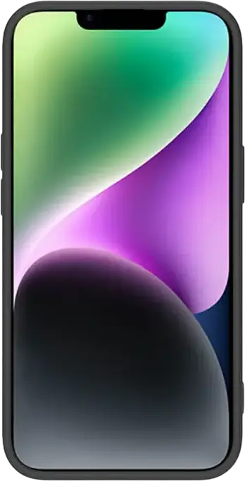 Nillkin CamShield Silky Silicone Case for iPhone 14 Plus, Sliding Camera Lens Cover, Liquid Silicone Material with Hard PC and Microfiber Lining, Black