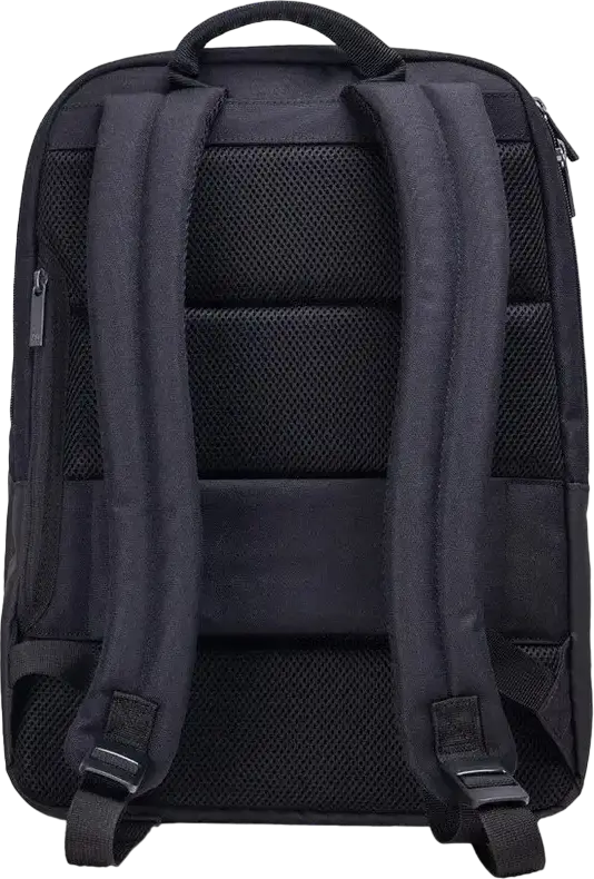 NINETYGO City Commuter Laptop Backpack, 20L Water Resistant Nylon Polyester Bag for 13 inch Laptop, Tablet and Phone, Unisex Adult Black