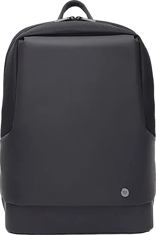 NINETYGO City Commuter Laptop Backpack, 20L Water Resistant Nylon Polyester Bag for 13 inch Laptop, Tablet and Phone, Unisex Adult Black