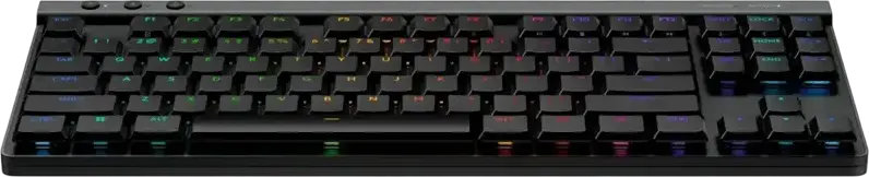 Tastatură Gaming Mecanică Logitech G515 Lightspeed TKL Low-Profile, Switch-uri Tactile GL, Conectivitate Tri-mod Wireless Bluetooth USB, RGB LIGHTSYNC, Capace PBT