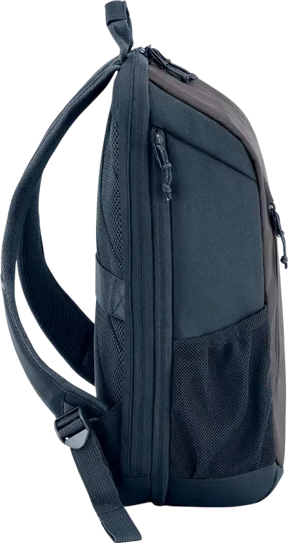 Rucsac HP Travel 18L pentru laptop până la 15.6", Model 6B8U6AA, Extensibil la 21L, Plastic Reciclat, Iron Grey