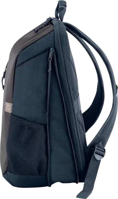 Rucsac HP Travel 18L pentru laptop până la 15.6", Model 6B8U6AA, Extensibil la 21L, Plastic Reciclat, Iron Grey
