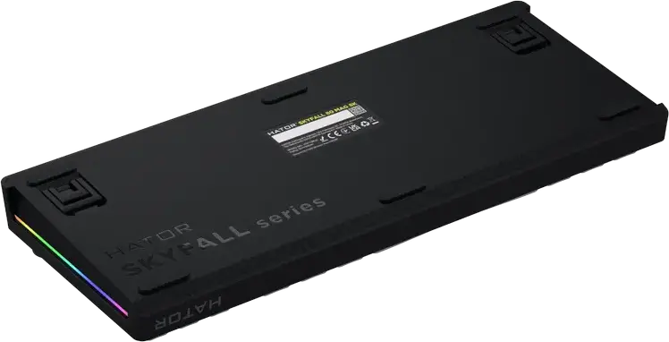Механическая клавиатура HATOR Skyfall 80 MAG ULTRA 8K TKL проводная, магнитные линейные переключатели Aurum Ice, Rapid Trigger 0.01 мм, опрос 8000 Гц, PBT OMA, RGB