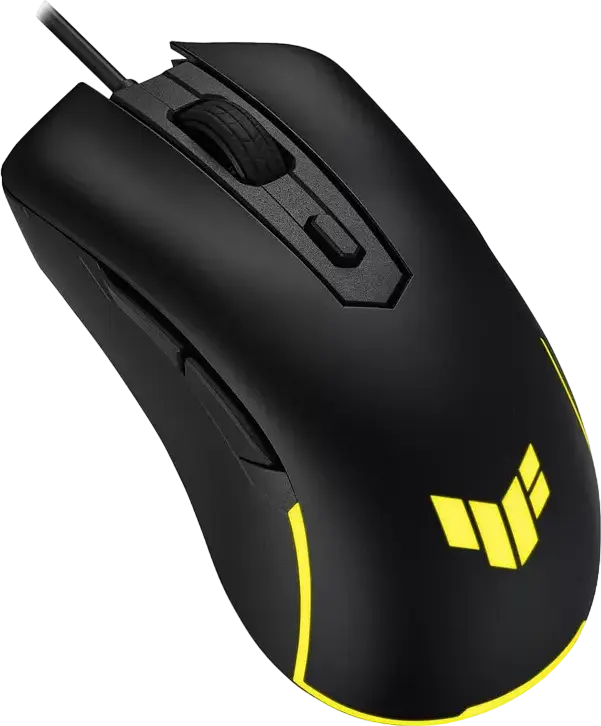 Mouse Gaming ASUS TUF Gaming M3 Gen II cu Fir, Senzor Optic PAW3318 8000 DPI, RGB AURA Sync, 6 Butoane Programabile, Rezistență IP56, Negru