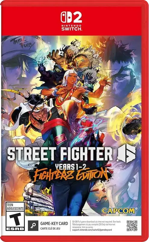 Capcom Street Fighter 6: Year 1-2 Fighters Edition, Lupta, Nintendo Switch 2, Cartridge