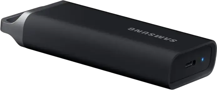Samsung T5 EVO MU-PH2T0S/EU Portable External SSD 2TB USB 3.2 Gen 1 Type-C, 460MB/s Read/Write, AES 256-bit Encryption, Shock Resistant Black