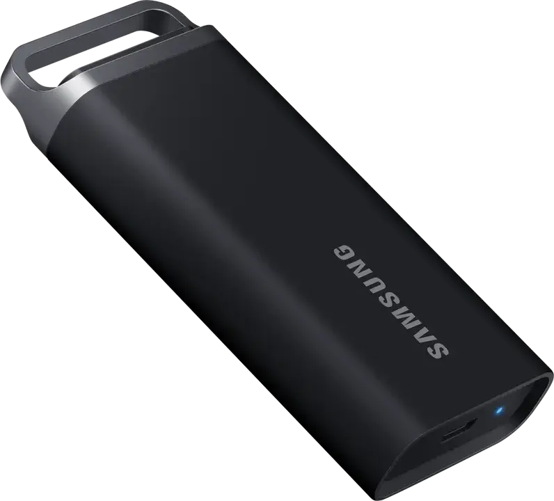 Samsung T5 EVO MU-PH2T0S/EU Portable External SSD 2TB USB 3.2 Gen 1 Type-C, 460MB/s Read/Write, AES 256-bit Encryption, Shock Resistant Black